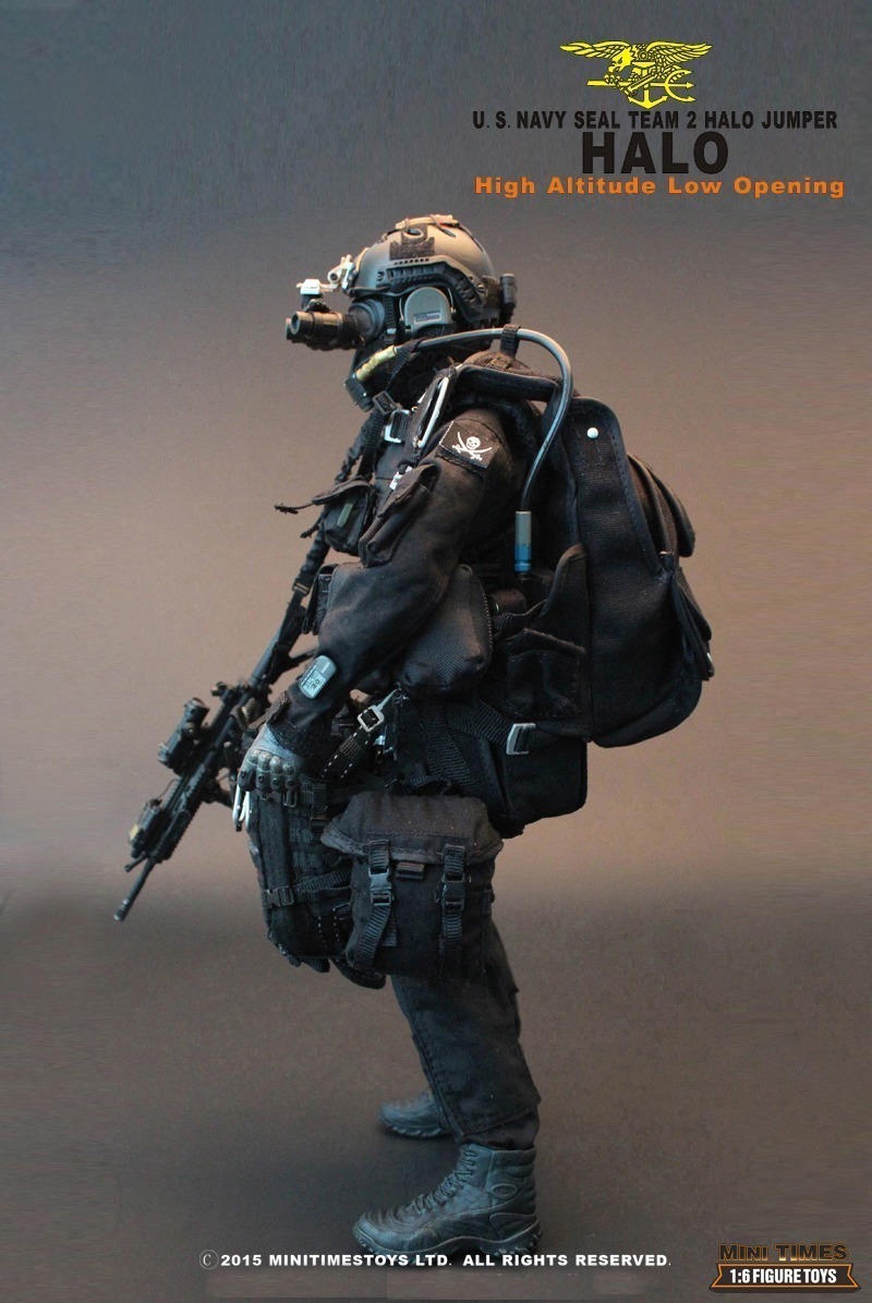 MINI TIMES U.S. NAVY SEAL HALO 1/6 SCALE ACTION FIGURE MT-M001
