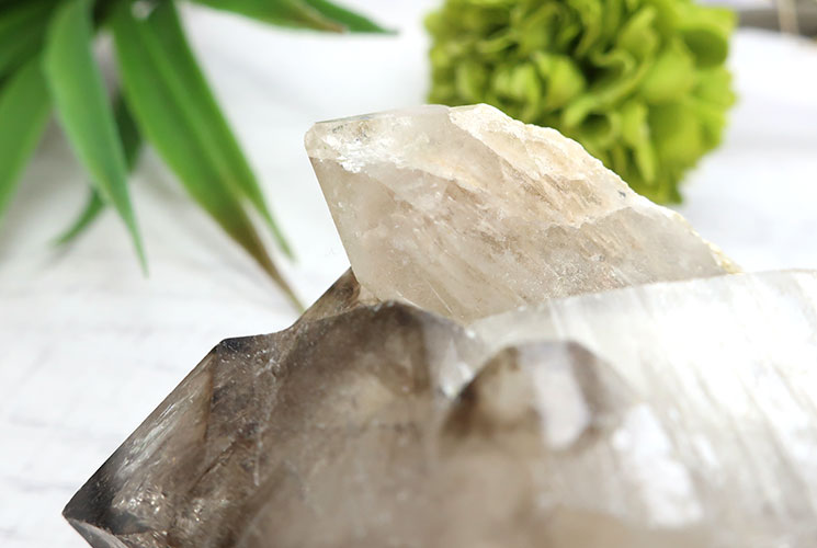 ブラジル産 ファントム スモーキークォーツ 原石 797g 【公式通販】