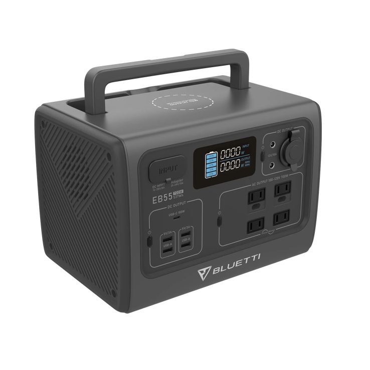 レンタル] BLUETTI(ブルーティ) ポータブル電源 EB55 (537Wh) - Rentio