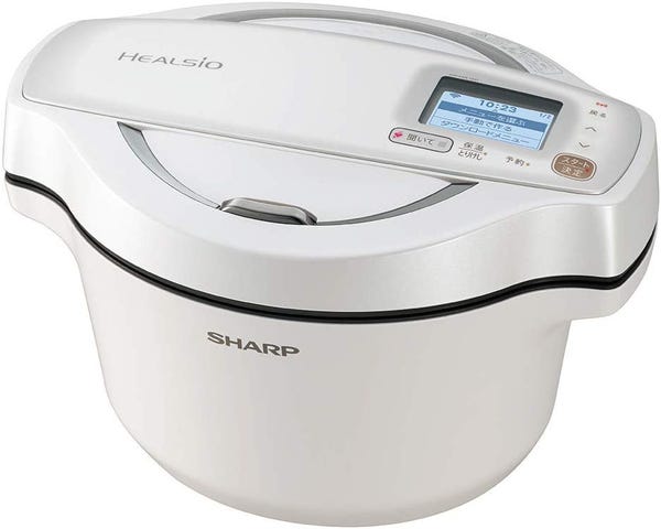 レンタル] シャープ ヘルシオ ホットクック KN-HW16E-W ホワイト 1.6L