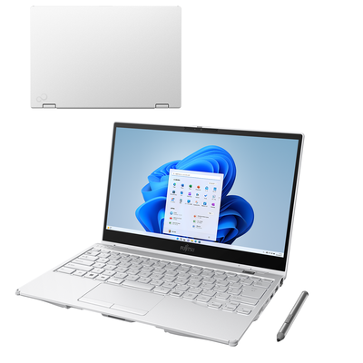 ノートパソコンホワイト富士通