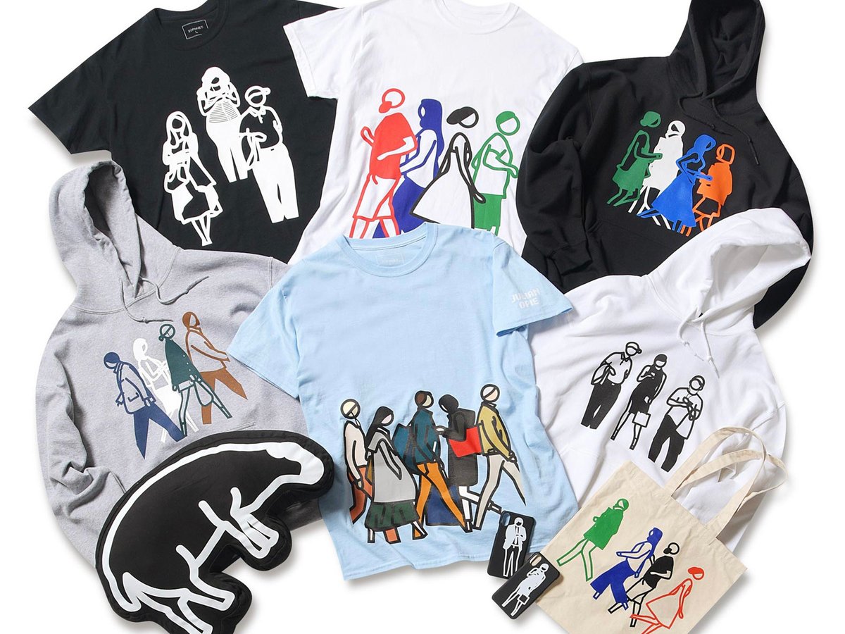 ソフネット」ジュリアン・オピーとのコラボ再び、イラストをあしらった