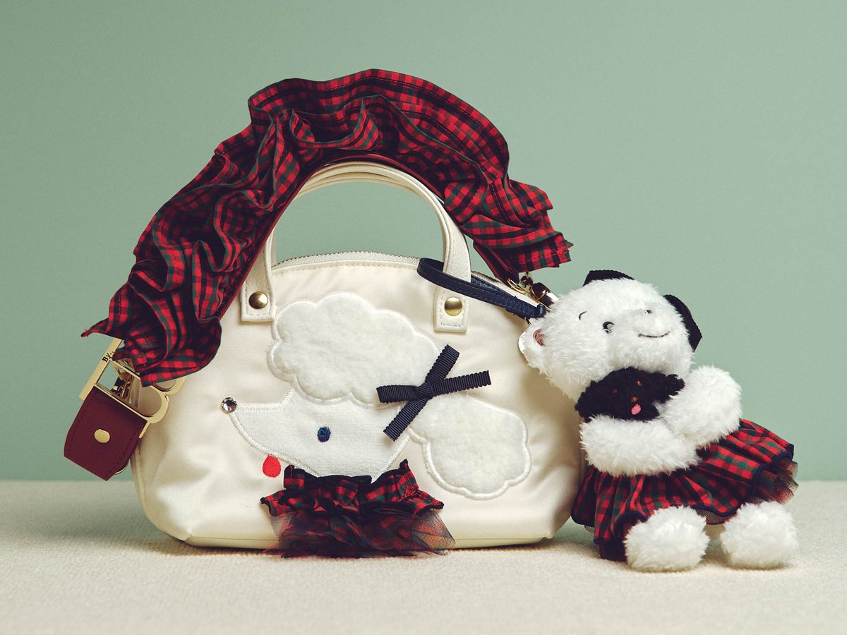 familiar × Bibiy ビビィ ファミリア ショルダーストラップ 青 bibiy