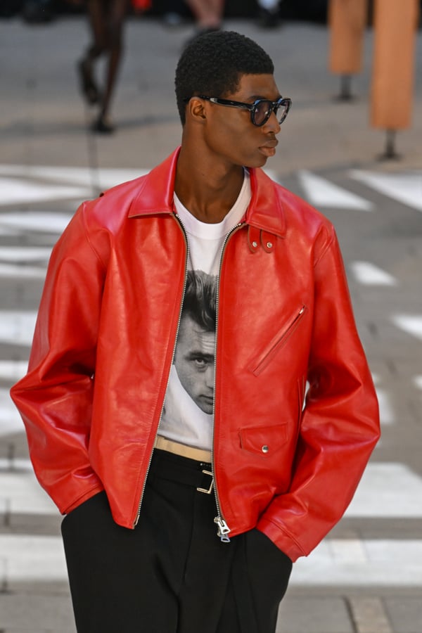 sacai サカイ2025SS レザージャケット