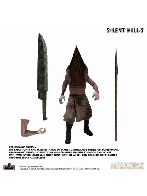 メズコ レッドピラミッドシング & バブルヘッドナース 3.75インチ