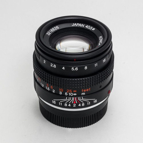 tokinon 50/1,4 - Standard Lens collection. : KONICA M-HEXANON LENS