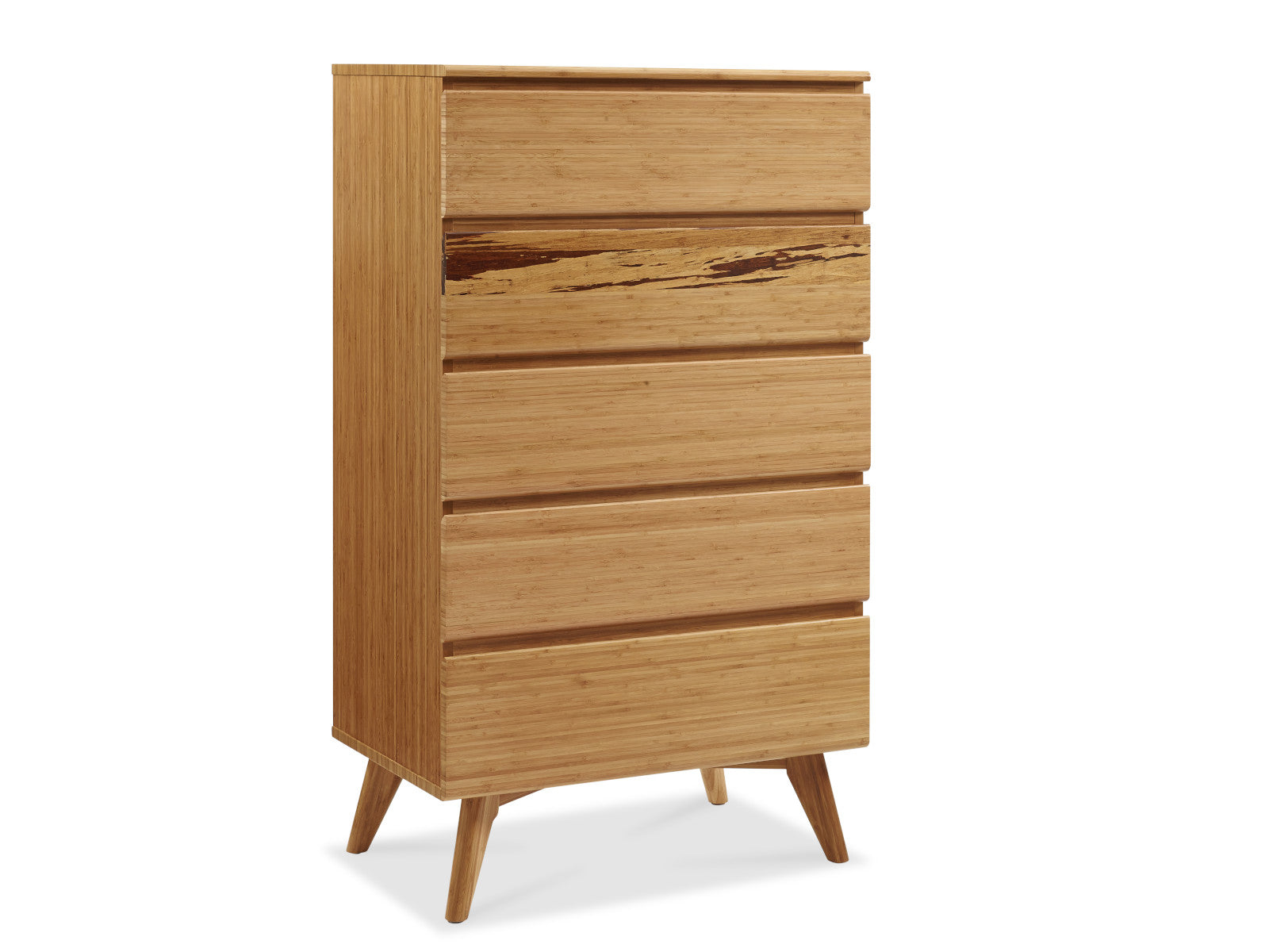 Azara Mid-Century Solid Bamboo 5-Drawer Chest Canada – Fawcett