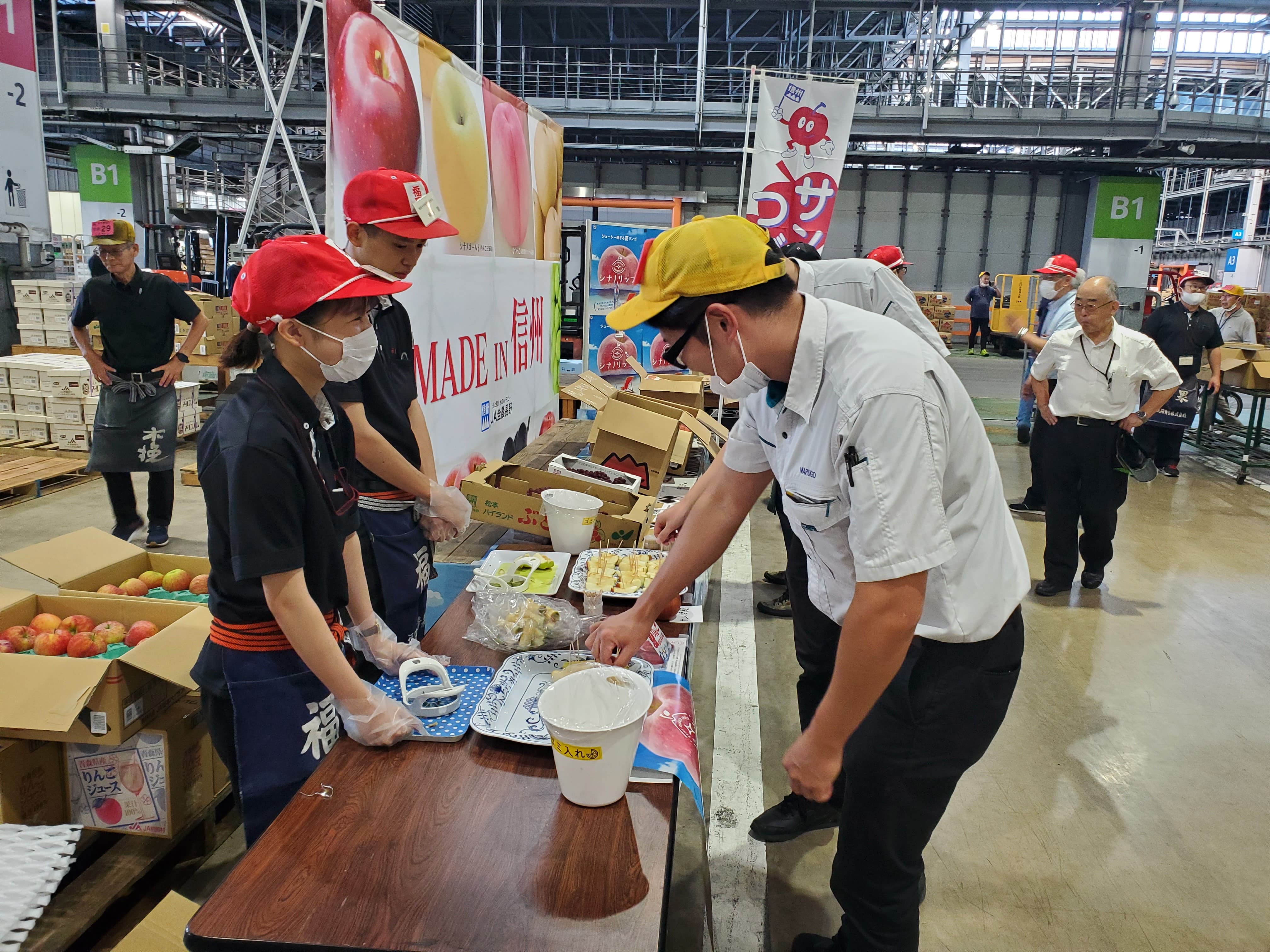 JA松本ハイランド サンつがるのトップセールスが行われました
