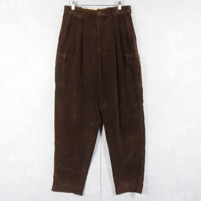 90年代 90s アメリカ製 ポロ ラルフローレン 茶色 ブラウン