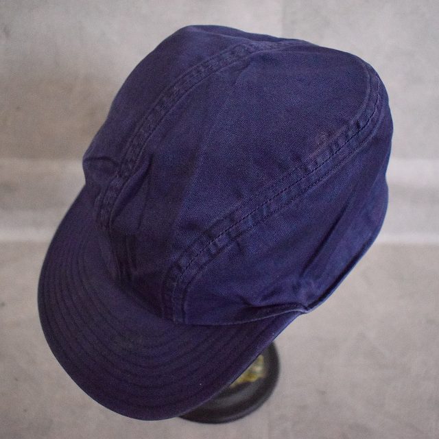 希少! 60s USN ユーティリティCAP 7 1/4 米海軍実物 ナス紺