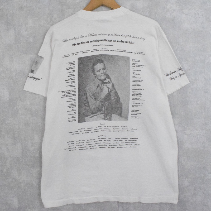 90s 90年代 ブルースウェーバー アメリカ製 チェットベイカー レッツ