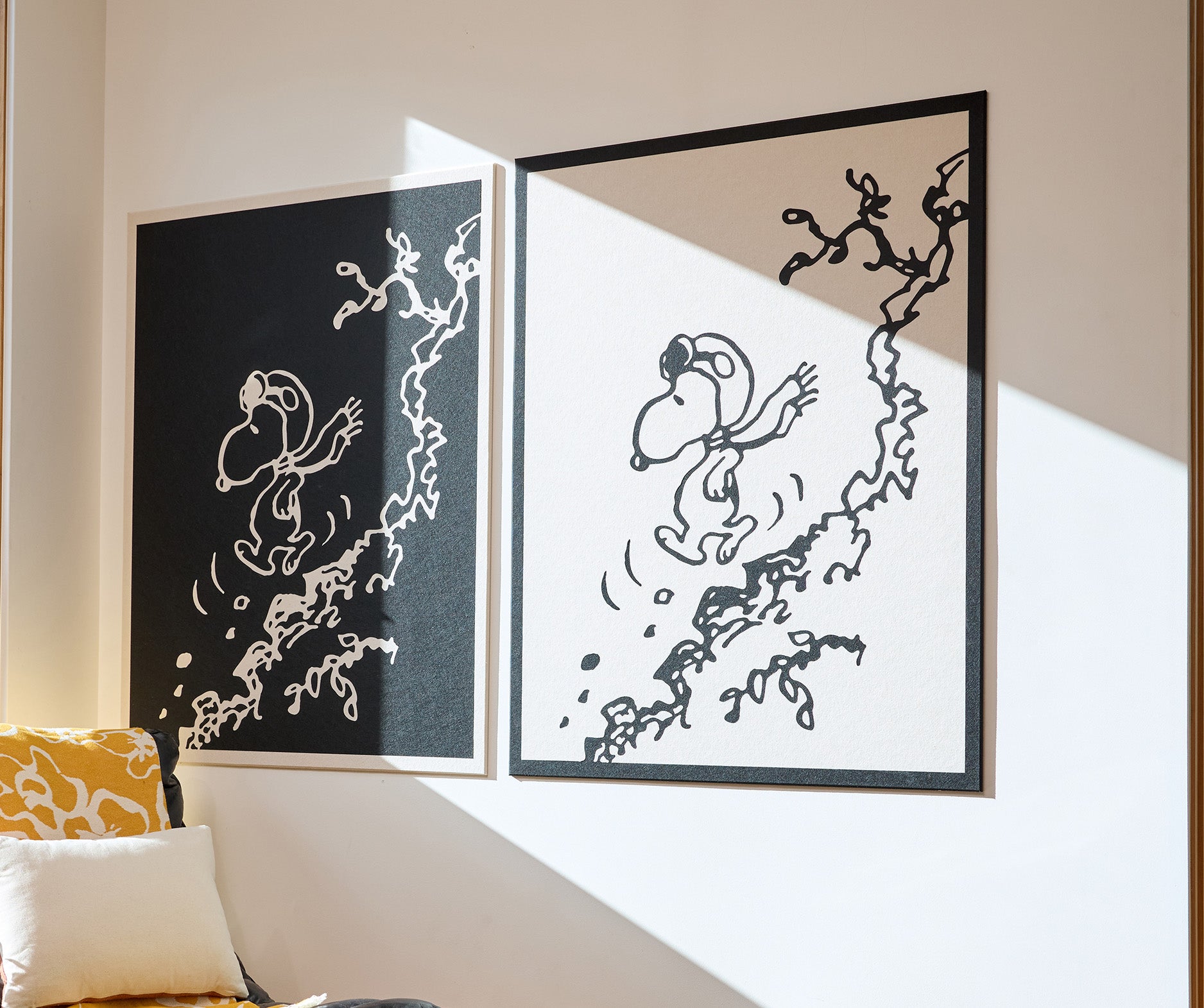 Peanuts™ Snoopy On a Hill | Pinnable Wall Art | Felt Right