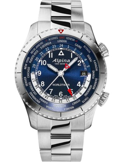 Alpina Startimer Pilot Quartz Worldtimer | Feldmar Watch Co.
