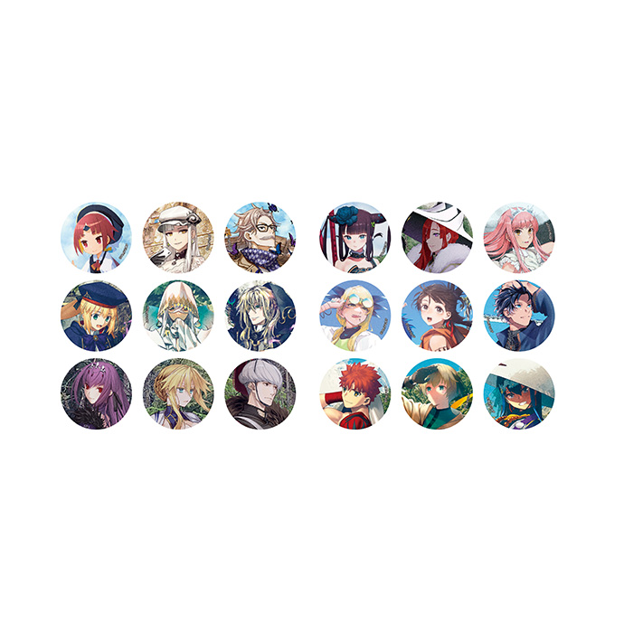 FGO 霊基召喚缶バッジ 霊基缶 vol.12 雨の魔女 トネリコ FGO 霊基召喚