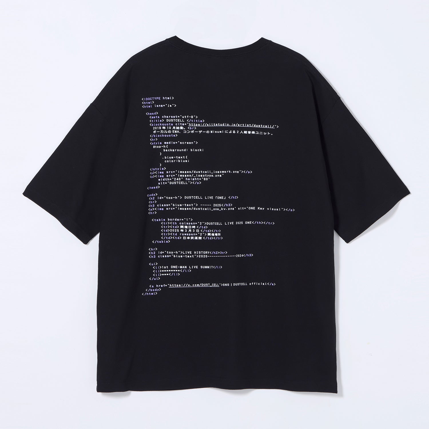 DUSTCELL POP UP 「MONOLITH」 ゲームシャツ size L DUSTCELL POP UP