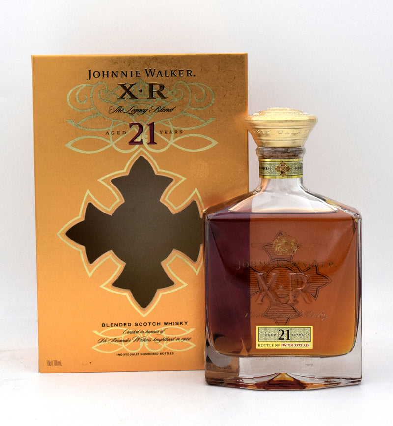 Johnnie Walker 21 Year XR Scotch Whisky (2000's release) – FineLiquors