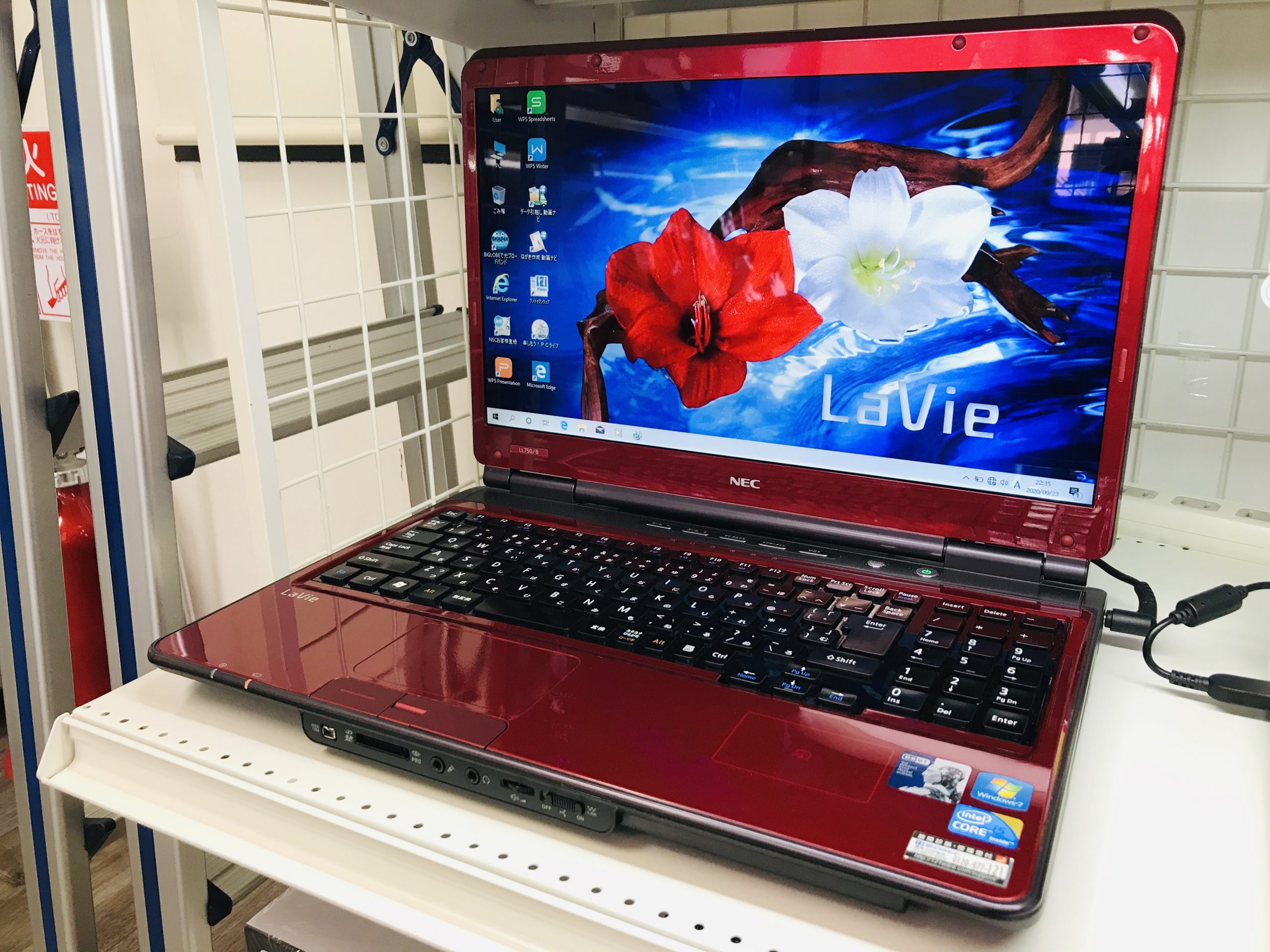 WIN31【ジャンク品】 NEC LaVie PC-LL750FS6R 750GB 8GB 2.20GHz-i7 /100