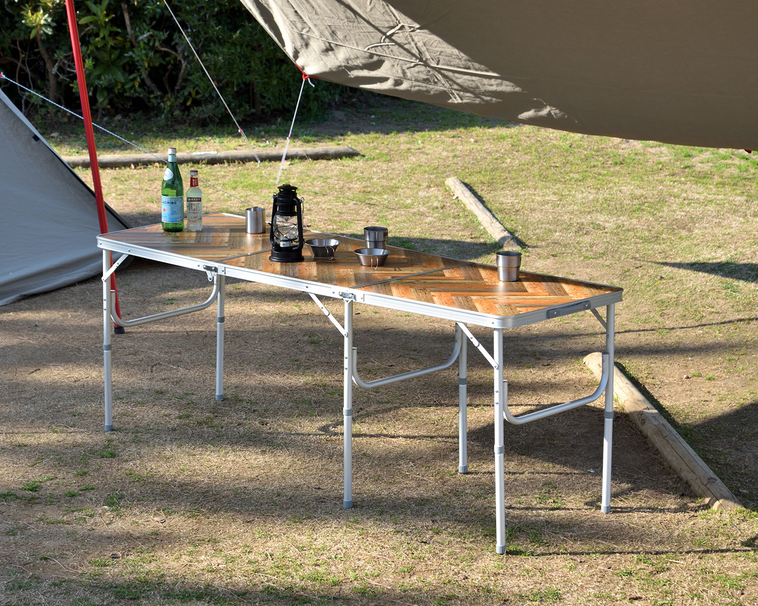 FIELDOOR（フィールドア） | 三つ折り収納式アルミレジャーテーブル