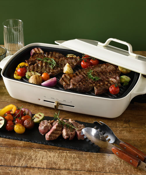 ホットプレートグランデサイズ用深鍋+グリルプレートセット の通販