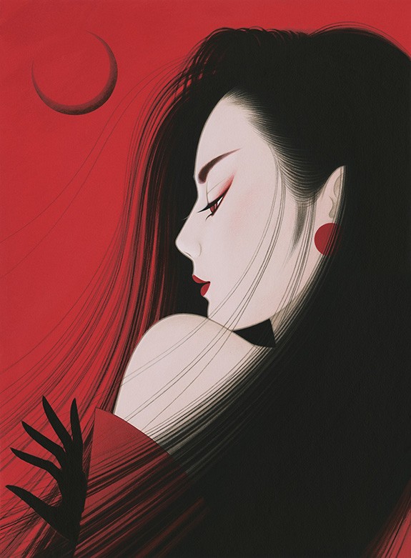 鶴田一郎 手描き F4号】手描き油彩画 鶴田一郎 額縁 未使用額 サイン