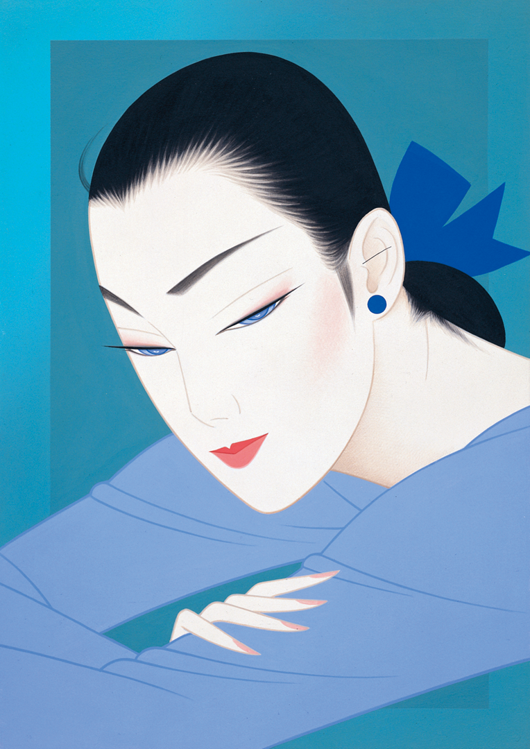 鶴田一郎 憂 4/180 リトグラフ 【公式通販】