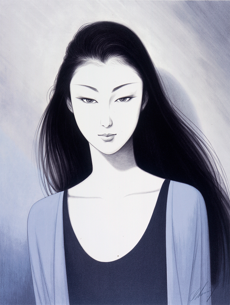 鶴田一郎 憂 4/180 リトグラフ 【公式通販】