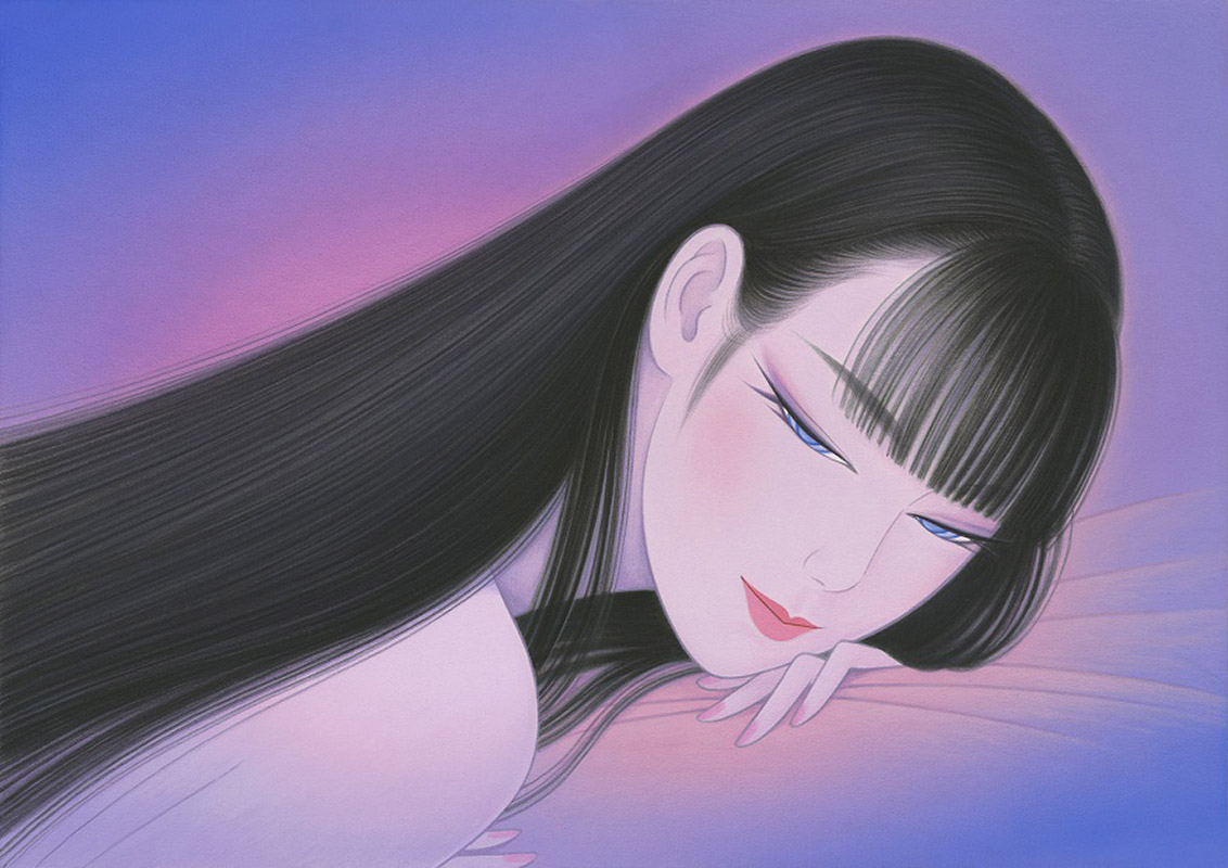 鶴田一郎愛の嵐(ジクレ)真作