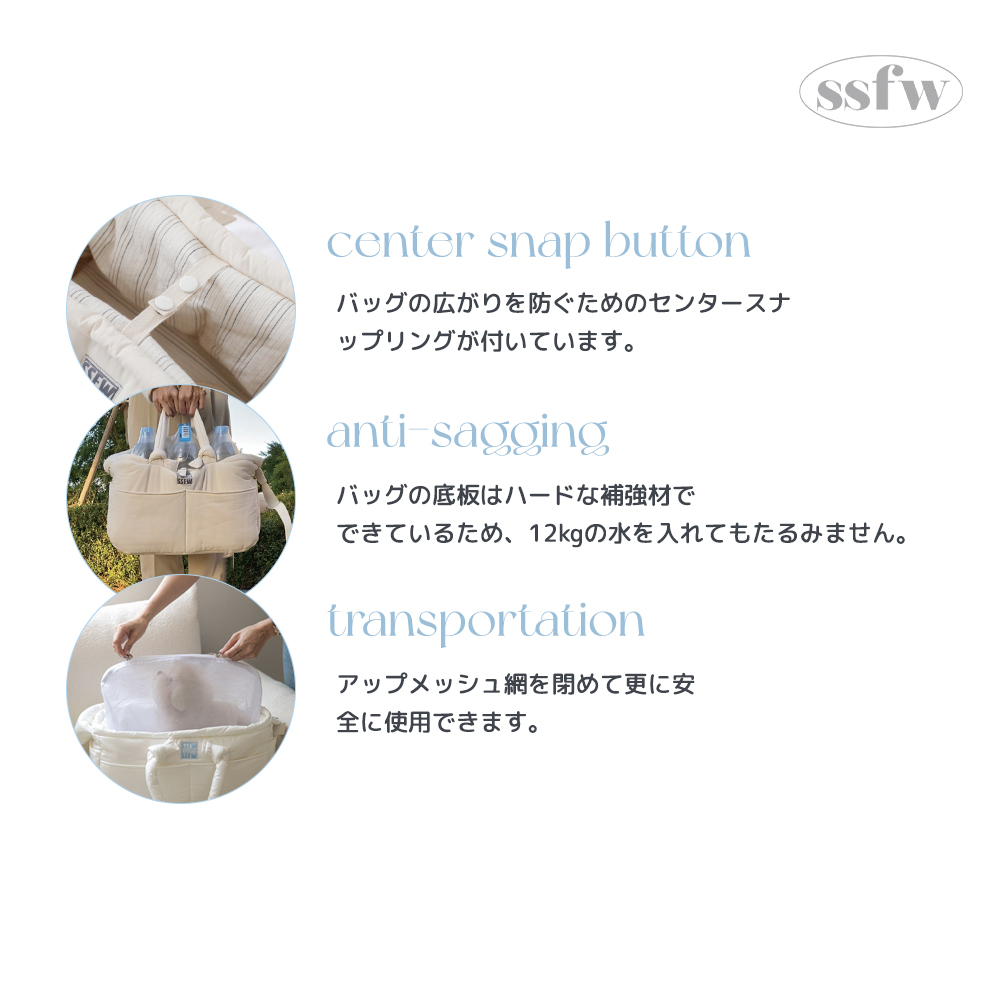 SSFW】メロウバッグ グロッシー ホワイト | ペット用の食品・用品・衣類