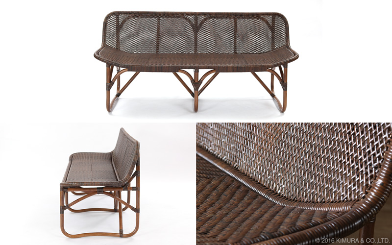 C116KA ラタン手編み カウチソファ | 【SR-net】Sunflower Rattanの卸