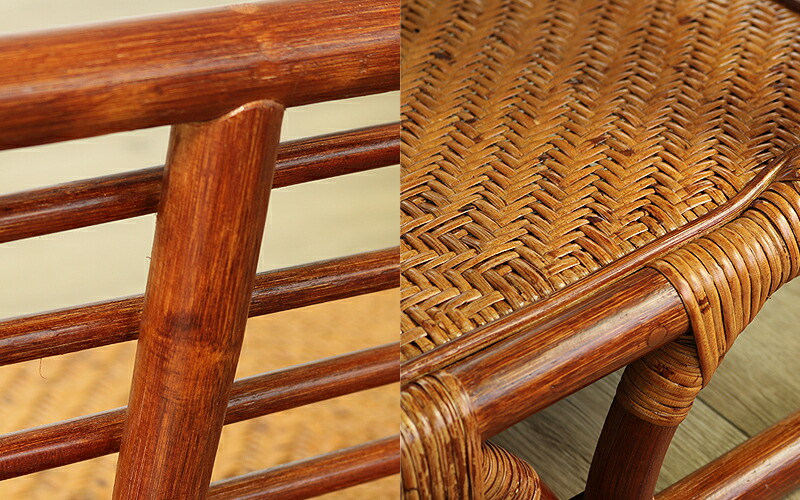 D172DRK/D172DRL/D172DRN/D172DRP/D172DRZ ラタン 座椅子ソファ 幅