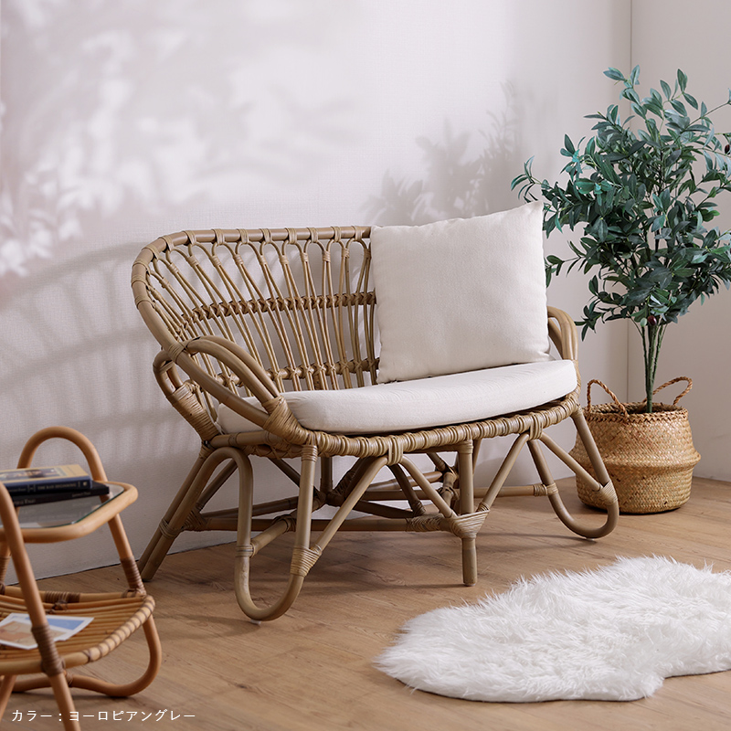 BREEZE ラタン 2Pソファ ラブチェア D1302を激安で販売する京都の村田家具