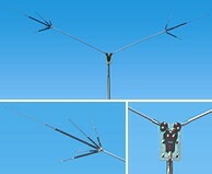 第一電波工業 HFV5 ダイヤモンド 7/14/21/28/50MHz帯短縮V型ダイポール