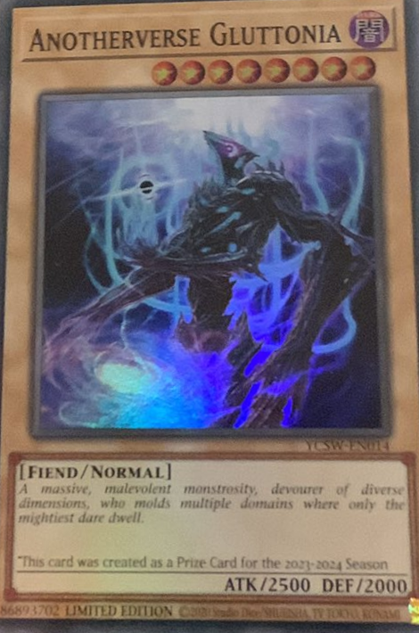 遊戯王 YCSW ANOTHERVERSE GLUTTONIA 北米版 英語 【公式通販】