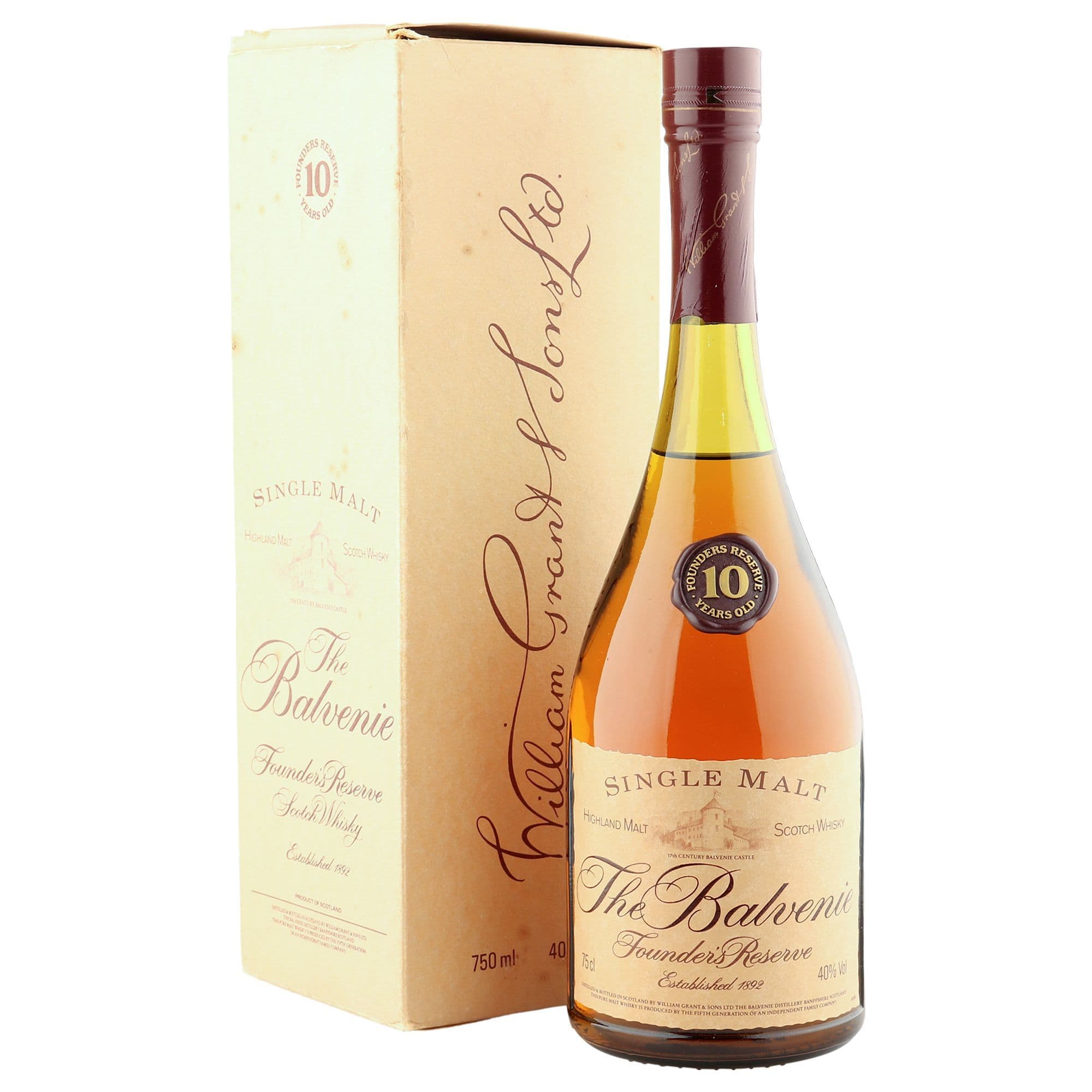 Balvenie 10 Year Old Founders Reserve Cognac Style | The Whisky Vault