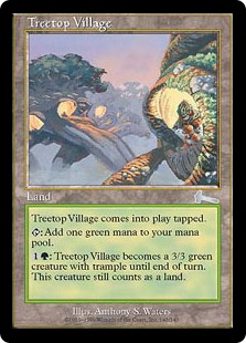 Foil】《樹上の村/Treetop Village》[ULG] 土地U | 日本最大級 MTG通販