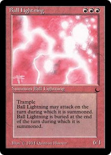 MTG ボール・ライトニング Foil 4枚セット 英語 DCI mtg Foil ボール