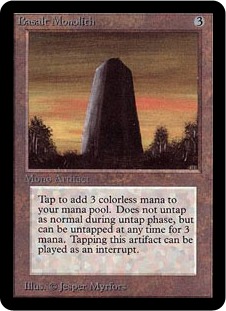 玄武岩のモノリス/Basalt Monolith》[LEA] 茶U | 日本最大級 MTG通販