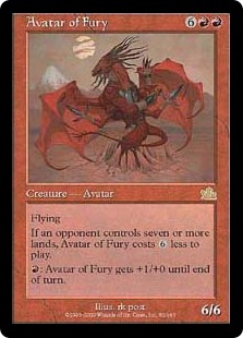 Foil】《憤怒の化身/Avatar of Fury》[PCY] 赤R | 日本最大級 MTG通販