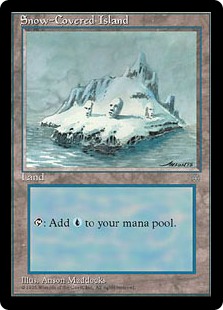 冠雪の島/Snow-Covered Island》[ICE] 土地 | 日本最大級 MTG通販