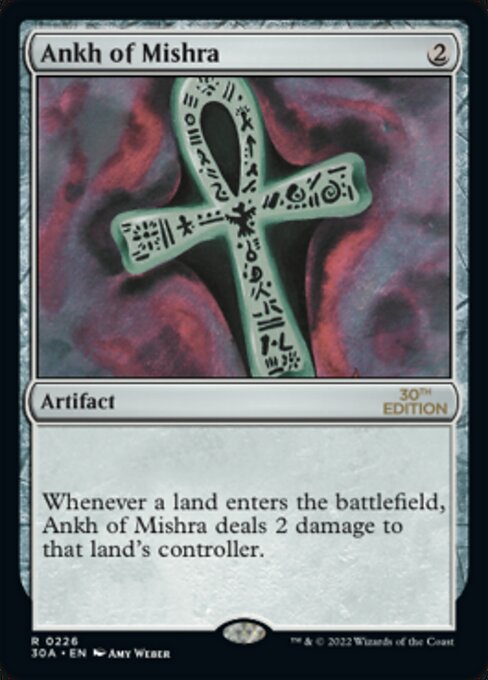 ミシュラのアンク/Ankh of Mishra》[30A] 茶R | 日本最大級 MTG通販