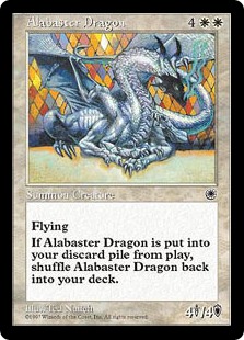 MTG 純白のドラゴン/Alabaster Dragon [WTH] 中国語版 MTG 純白の