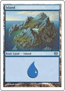 MtG 島 マジックコン 基本土地foil ③ Foil】(259)□フルアート□《島