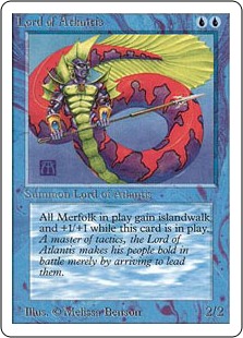 アトランティスの王/Lord of Atlantis》[3ED] 青R | 日本最大級 MTG