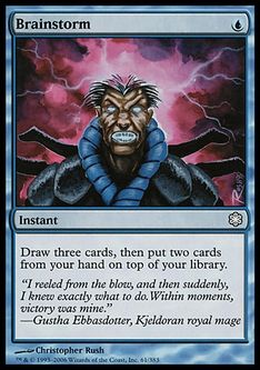 MTG 渦まく知識、思案セット 渦まく知識/Brainstorm》[CSP構築済み-ICE