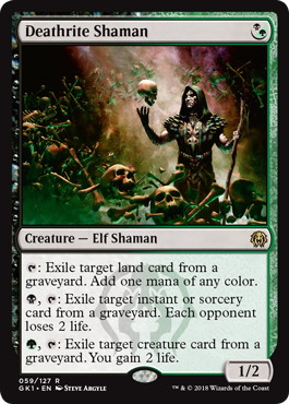 死儀礼のシャーマン/Deathrite Shaman》[GK1-BG] 金R | 日本最大級 MTG