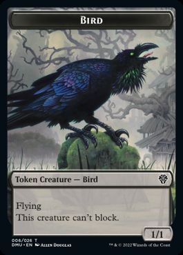 006)《鳥トークン/Bird token》[DMU] 黒 | 日本最大級 MTG通販サイト