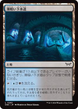 MTG 地底街の下水道 日本語 2枚セット MTG 地底街の下水道 日本語 2枚