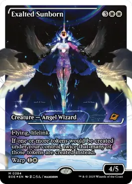 MTG 喜びあふれる太陽生まれ EOE ショーケース 英語版フラクチャーFOIL