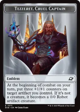 冷酷な船長、テゼレット日語1枚ボーダーレス版foil FOIL)(フルアート