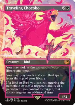 ネオンインク・Foil】(551d)□ボーダーレス□《旅するチョコボ